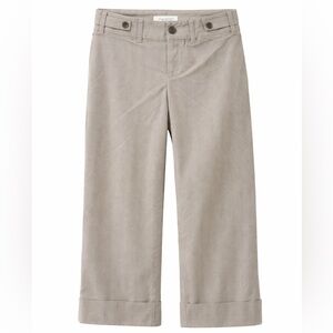 🌿 Banana Republic Taupe & Beige Striped Cropped Pants Size 2 🌿